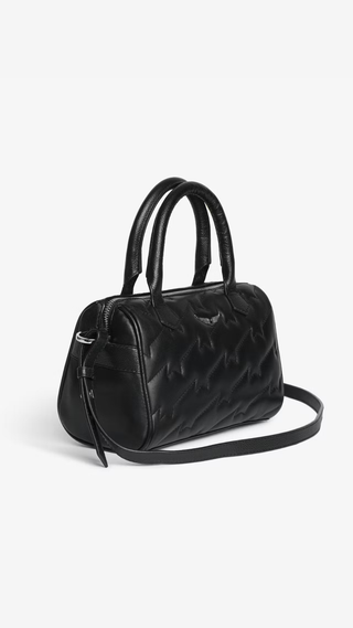 Tote Zadig & Voltaire XS Sunny Wings ZV Quilted Black