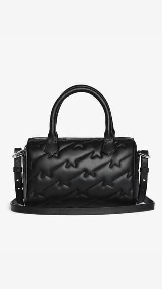 Tote Zadig & Voltaire XS Sunny Wings ZV Quilted Black