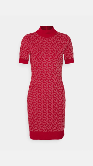 Vestido Michael Kors con puntos Rojo