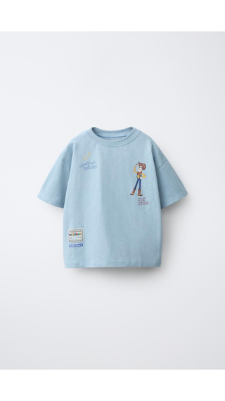 Camiseta Zara Toy Story Celeste