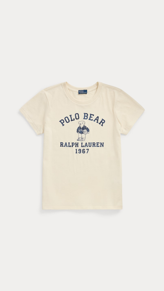 Camiseta Tee Polo Ralph Lauren Polo Bear Cotton Blanco