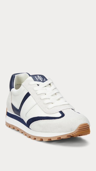 Zapatilla Polo Ralph Lauren Dani Sneaker Blanco & Azul