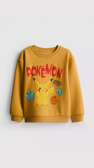 Poleron Primark Pokemon Amarillo