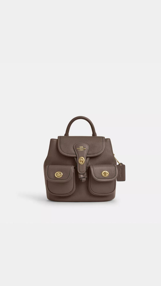 Mochila Coach Hadley Backpack Cafe