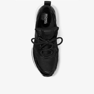 Zapatillas MICHAEL KORS OLYMPIA TRAINER TECH CANVAS negras