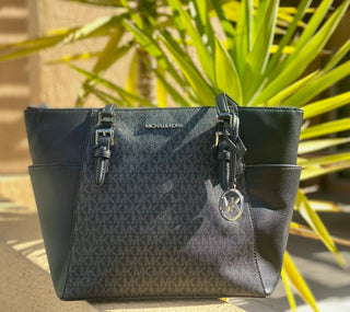 TOTE CHARLOTTE BLACK MICHAEL KORS