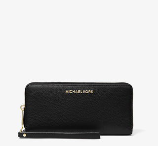 Billetera Michael Kors Jet Set Travel Continental Leather Black