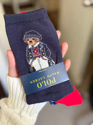 Calcetines Polo Bear Ralph Lauren Navy/Red