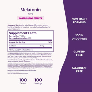 Natrol sleep melatonin 10mg 100 tabletas