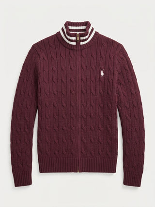 Sweater Polo Ralph Lauren Cable-Knit Cotton Conchevino