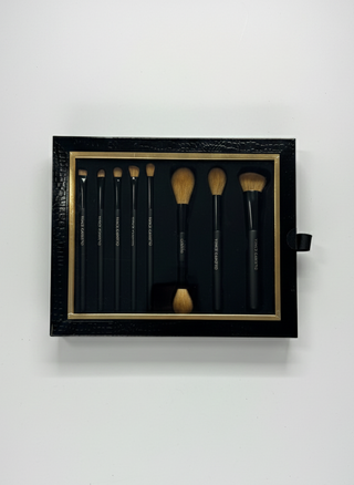 Set de brochas Vince Camuto Luxury Beauty Collection Brush set 8pcs Black