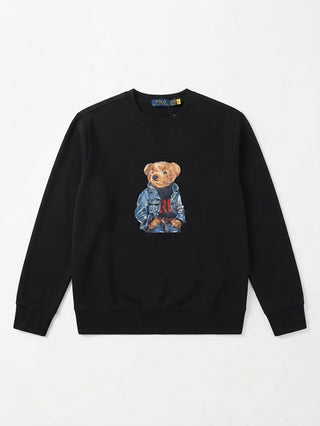 SweatShirt Ralph Lauren Bear Fleece Negro