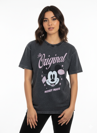 Polera Disney Mickey Mouse Gris