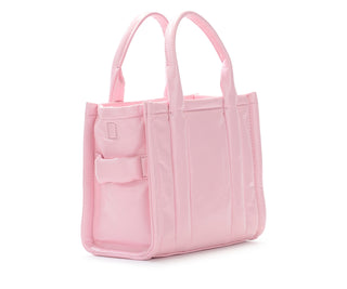The Shiny Crinkle Tote Bag Marc Jacobs Small Bubblegum