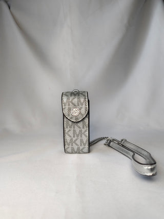 Jet set travel lipstick holder silver