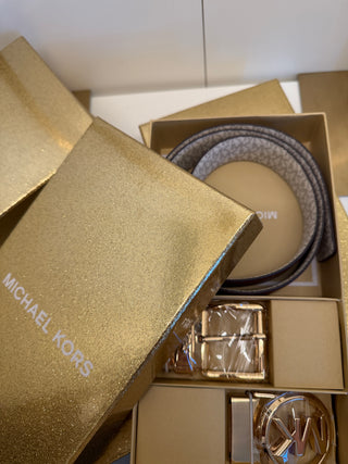 Cinturon Michael Kors Vainilla