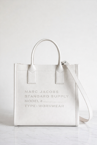 The Pebble Leather Standard Supply Tote Marc Jacobs Medium Cotton