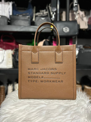 The Pebble Leather Standard Supply Tote Marc Jacobs Medium Cognac