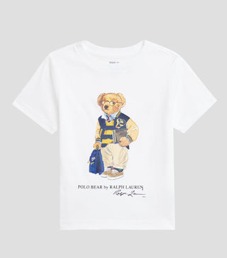 Polera Polo Bear Ralph Lauren Bear White