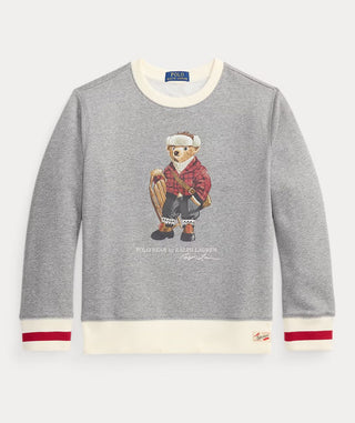 Poleron Polo Bear Ralph Lauren Bear-Print Classics Grey
