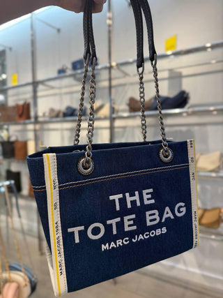 The Tote Bag Marc Jacobs Denim Small Blue