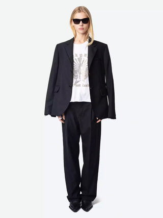 Polera Zadig & Voltaire Clore HC Guitar Wings Strass