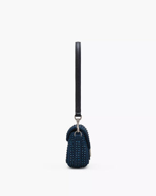 Cartera Marc Jacobs The Crystal Denim Clover Shoulder Bag