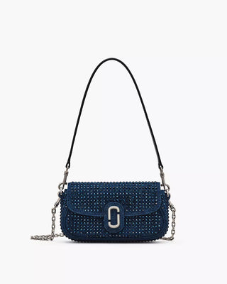 Cartera Marc Jacobs The Crystal Denim Clover Shoulder Bag