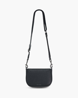 Crossbody Marc Jacobs Small Dtm Signet Turnlock Saddle Bag Black