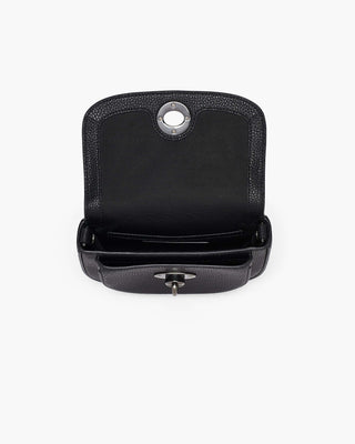 Crossbody Marc Jacobs Small Dtm Signet Turnlock Saddle Bag Black