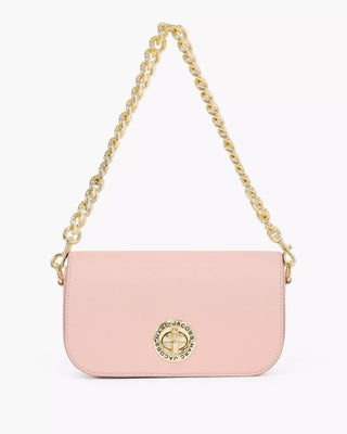Cartera Marc Jacobs DTM Signet Turnlock Shoulder Bag Small Rose