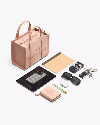 The Traveler Tote Bag Marc Jacobs Leather Ribbon Pink Small