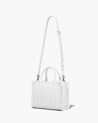 The Croc-Embossed Small Tote Bag Marc Jacobs Ivorey