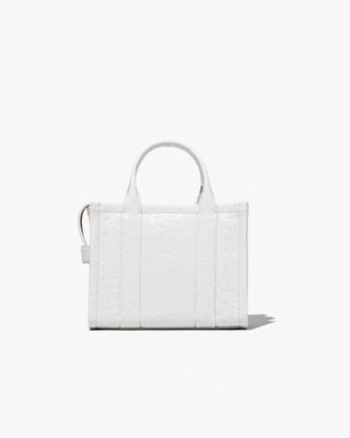 The Croc-Embossed Small Tote Bag Marc Jacobs Ivorey