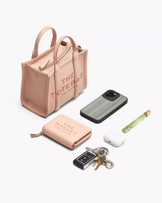 The Tote Bag Marc Jacobs Leather Mini Cotton/Silver