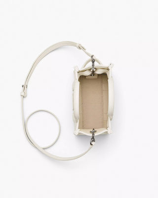 The Tote Bag Marc Jacobs Leather Mini Cotton/Silver