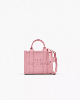 The Tote Bag Marc Jacobs Leather Mini Ribbon Pink
