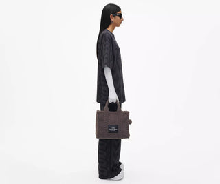 The Teddy Medium Tote Bag Marc Jacobs Gray