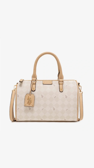 Bolso US Polo Diamond swift satchel Blanco