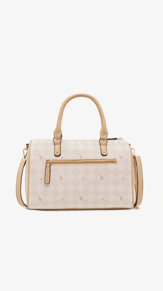 Bolso US Polo Diamond swift satchel Blanco