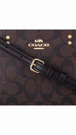 Cartera Coach Carryall Lillie Mini Café