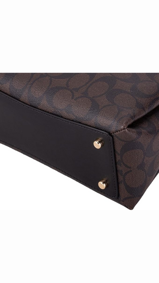 Cartera Coach Carryall Lillie Mini Café