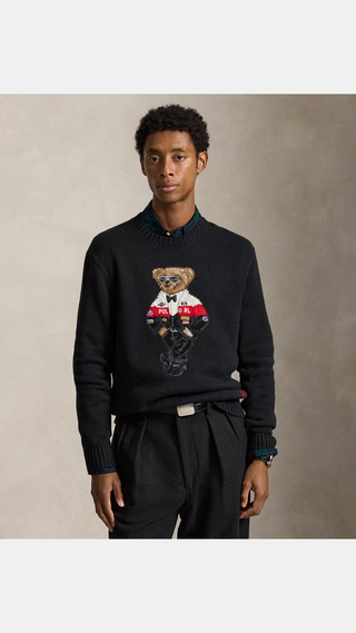 Sweater Polo Ralph Lauren Polo bear sweatshirt Negro