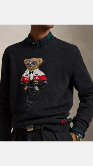 Sweater Polo Ralph Lauren Polo bear sweatshirt Negro
