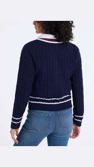 Sweater US Polo V neck polo shirt Azul