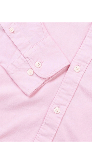 Camisa US Polo Stretch oxford Rosado