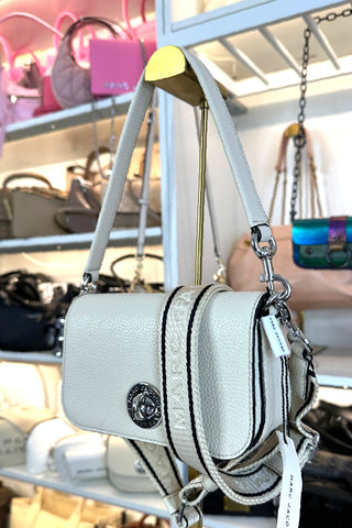 Cartera Marc Jacobs Small Signet Turnlock Shoulder Bag Marshmellow