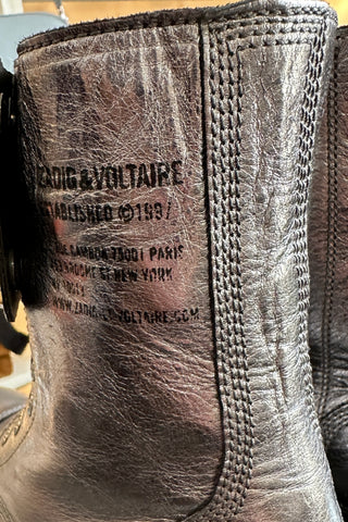 Botín Zadig & Voltaire Joe Fast Vintage Metal Gun