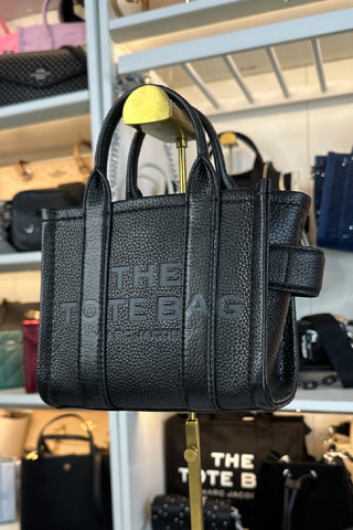 The Tote Bag Marc Jacobs Leather Mini Black