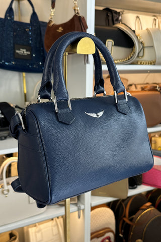 Bolso Zadig&Voltaire SUNNY MEDIUM WINGS GRAINED LEA Blue